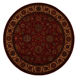 Living Treasures Rug, Dia.178cm Rust